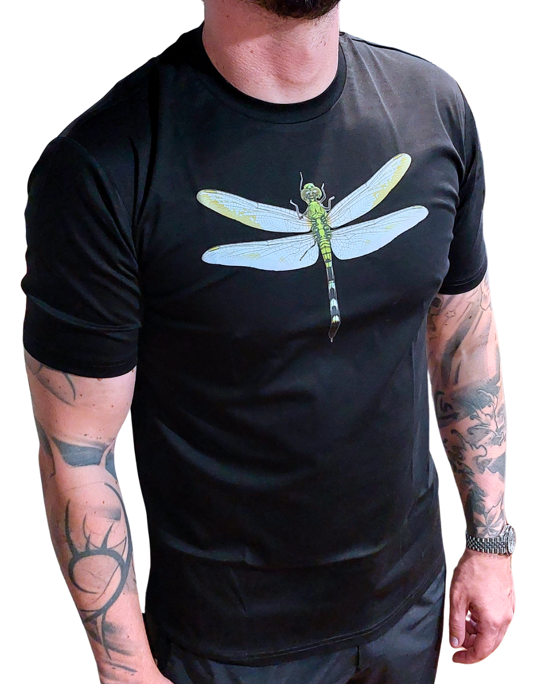 Mosquito Mercerized Dragonfly T-Shirt - Black